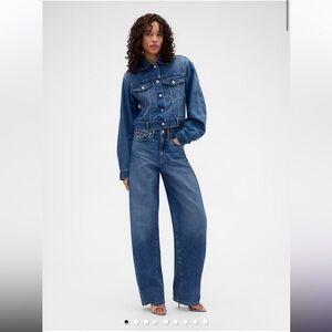 Gap × Victoria Beckham High Rise Arc Jeans Sz 28